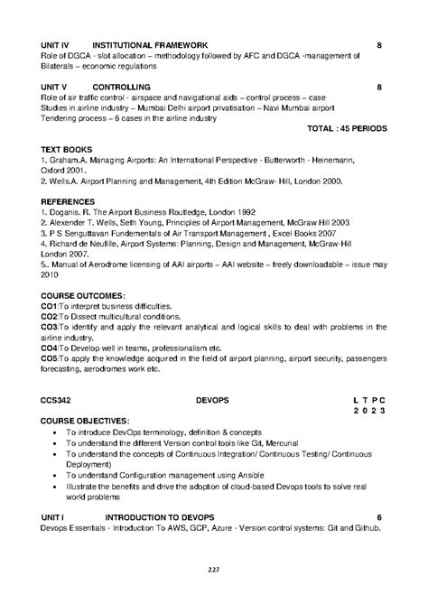 OHS352: Institutional Framework & DevOps in Airline Industry - Studocu