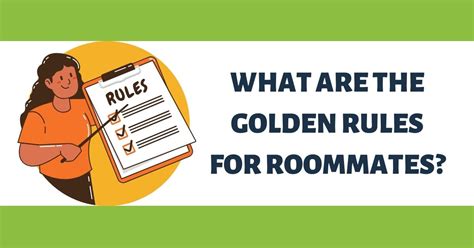 What are the Golden Rules for Roommates? - FlatMate.in