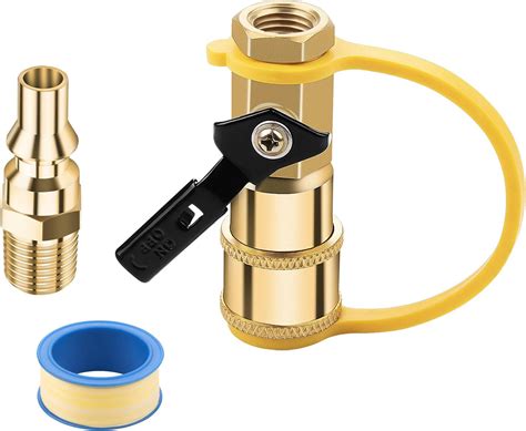 Amazon.com : Shirbly 1/4" RV Propane Quick Connect Adapter, Propane ...