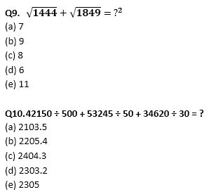 Numerical Ability for SBI Clerk Prelims Exam 2018: 26th March 2018