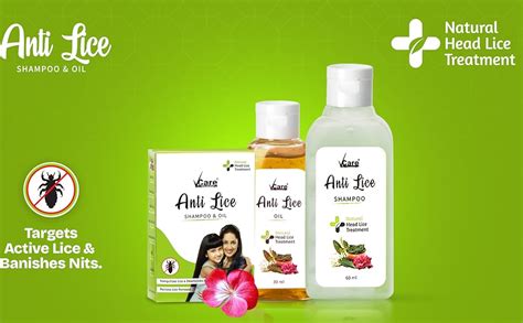 Buy Vcare Anti Lice Shampoo and Oil Combo (Pack of 2), Removes Lice and ...