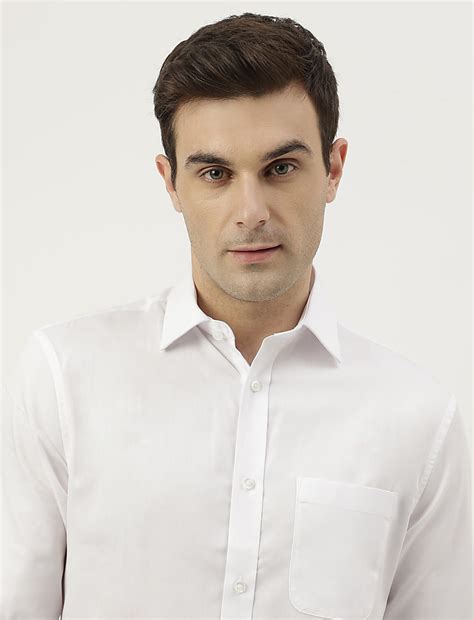 Buy Plain Spread Collar Shirt at Marks & Spencer