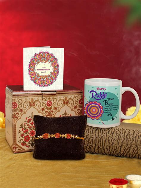 Buy | Multicoloured Rakhi Gift Set | Tied Ribbons