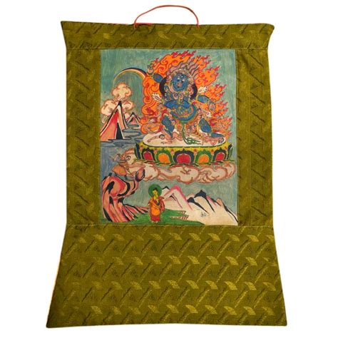 Thangka Painting Of Yamantaka, Destroyer of the God of Death