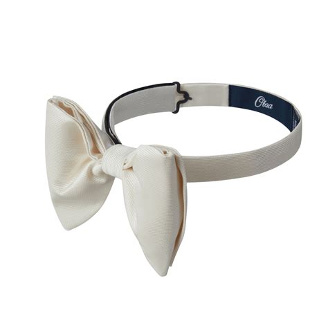 Ivory Weave Butterfly Bow Tie | OTAA