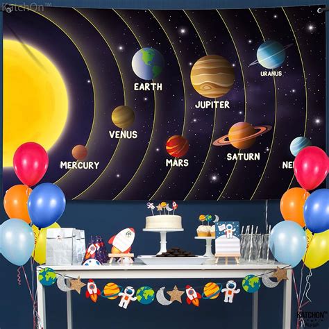 KatchOn Large Solar System Backdrop - 72x44 Inch | India | Ubuy