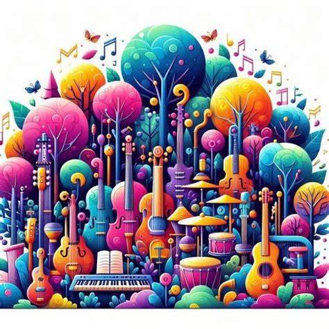 Image result for Musical Instruments Abstract Design