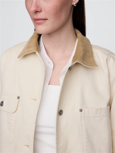 Corduroy Collar Barn Jacket | Gap