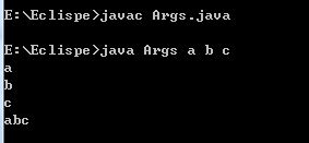 String Args Java 的图像结果