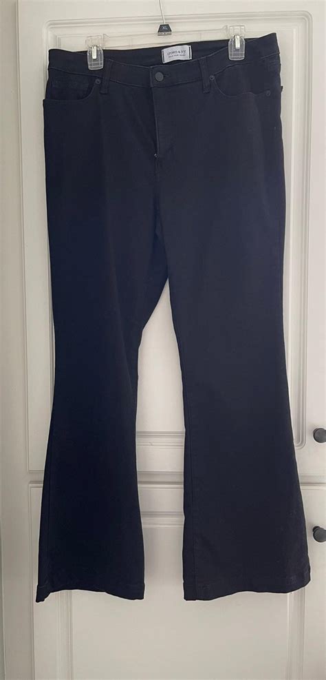 Crown & Ivy Dark Flare Jeans for Women | Mercari