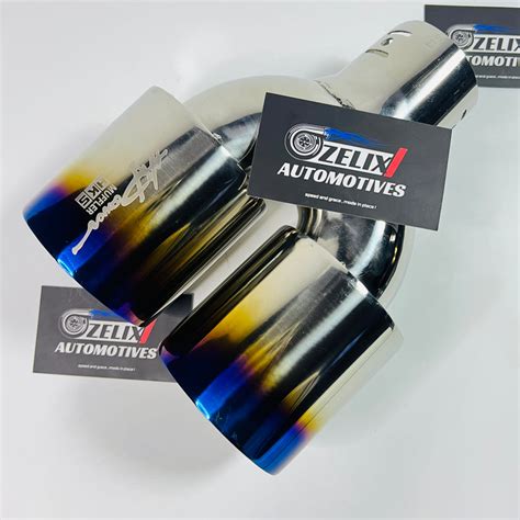 HKS Style Dual Round Exhaust Tip | Universal Performance Look – Zelix ...