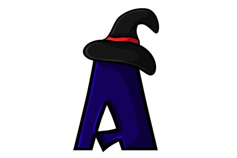 Halloween Alphabet Letter a Isolated Graphic by holycatart · Creative ...