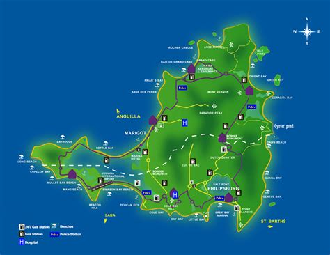 Sint Maarten Map