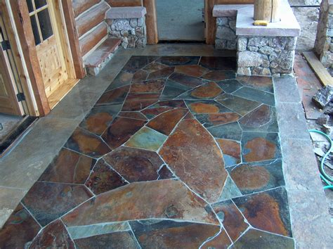 Flagstone Flooring Interior