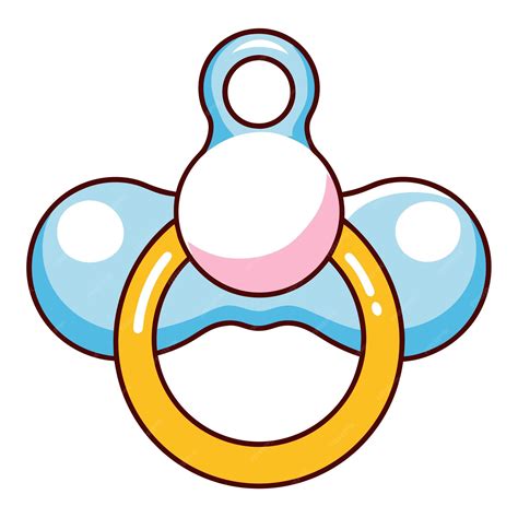 Baby pacifier clipart vector art and illustration | Premium AI ...