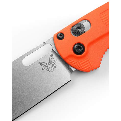 Benchmade 15535 Taggedout Knife, Orange Grivory