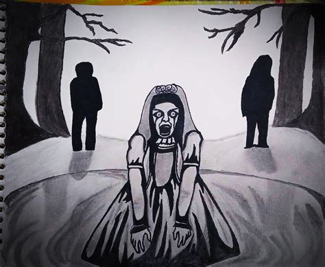 La Llorona, "The weeping woman." Finally made something in my art file ...