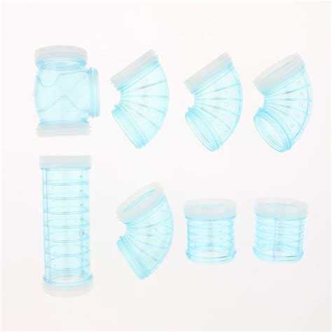 CALANDIS Pet Hamster Tunnel Small Animals Pipeline Fittings Tube DIY ...