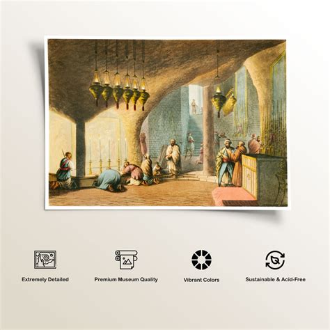 The Grotto of the Nativity in Ottoman Dominions: Buy Turkish Painting ...