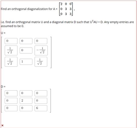 Image result for Orthogonal Diagonalization