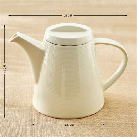 Buy Marshmallow New York Porcelain Tea Pot - 1L from Home Centre at ...