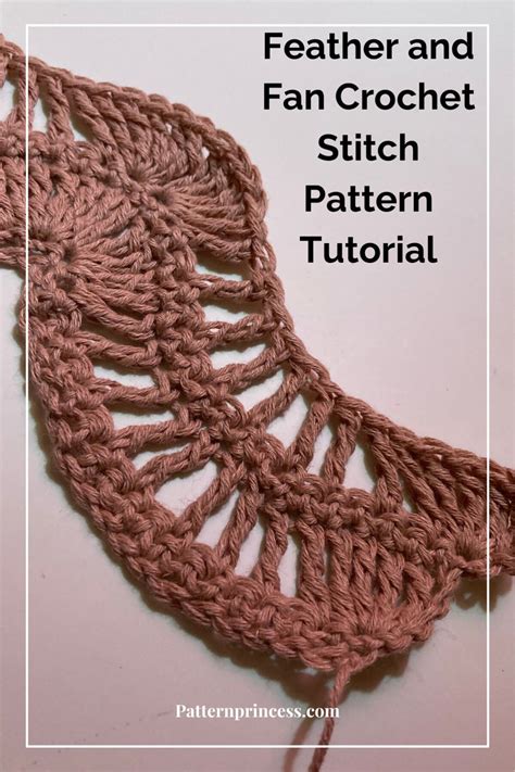Image result for Embossed Fan Stitch Crochet Pattern