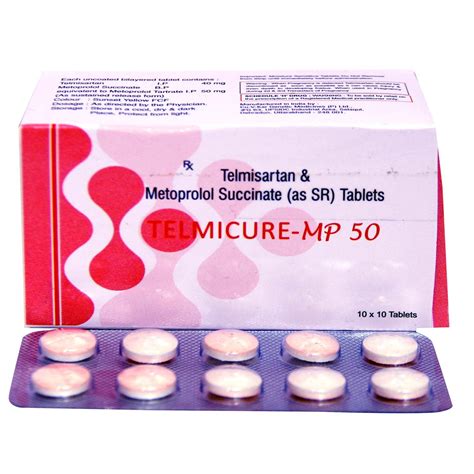 TELMICURE MP 50MG TABLET Price, Uses, Side Effects, Composition ...