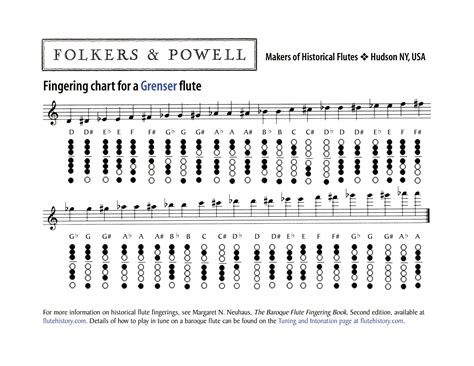 Image result for Advanced Flute Finger Chart
