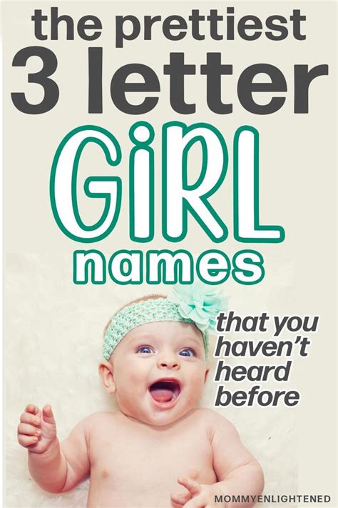 100+ 3 Letter Girl Names (+meanings and origins)