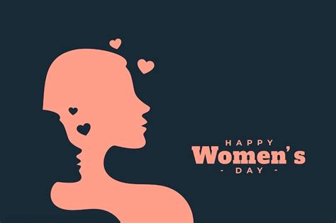 International womens day flat card design | Free Vector
