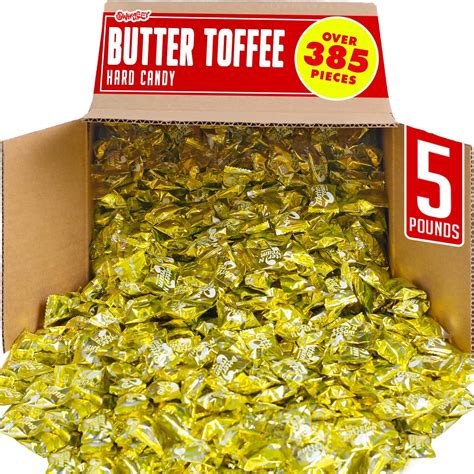 Amazon.com : Columbian Butterscotch Buttons | 5 Pound | Individually ...