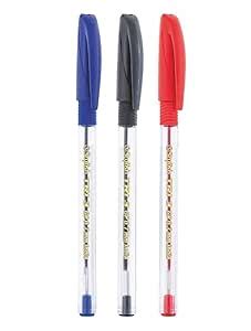 Stylish TRI 3 (Grippy) Ball Pen | Triangular Body with Rubber Grip for ...