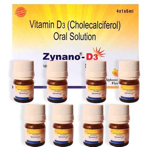 TAB ZYROCAL Zynano D3 Shots,Vitamin D3 Nano Shots,Sugarfree ...
