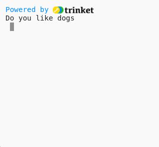 Image result for Python Trinket Boolean Variable