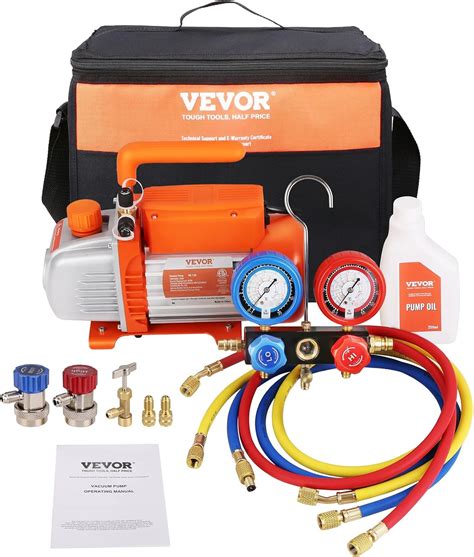 VEVOR 4 CFM AC Vacuum Pump and Gauge Set, Not only for India | Ubuy