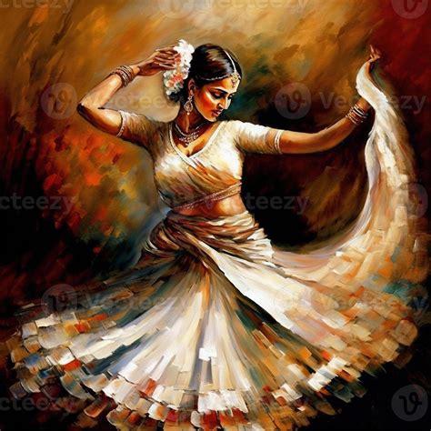 Bharatanatyam Dance Painting