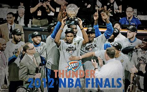 Oklahoma City - Thunder 2012 NBA West Champions Wallpaper ~ Big Fan of ...