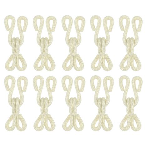 Sewing Hooks and Eye, 30pack Polyester Covered Hooks and Eyes Closure ...