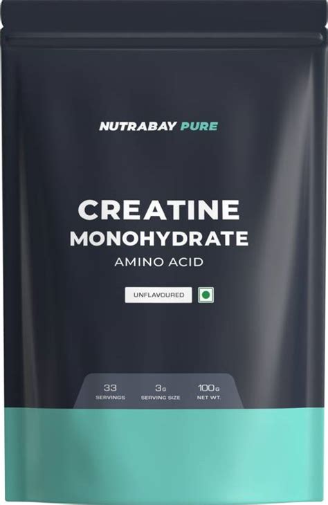 Nutrabay Pure Micronised Creatine Monohydrate | Pre/Post Workout ...