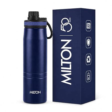 Milton Sparkle 600 Thermosteel Water Bottle with Easy Sip Cap and ...