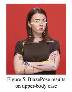 Python Blaze Pose Detector 的图像结果