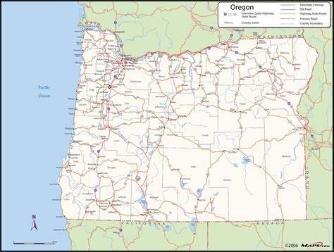Oregon County Map With Cities And Names Oregon Counties Map | Mappr