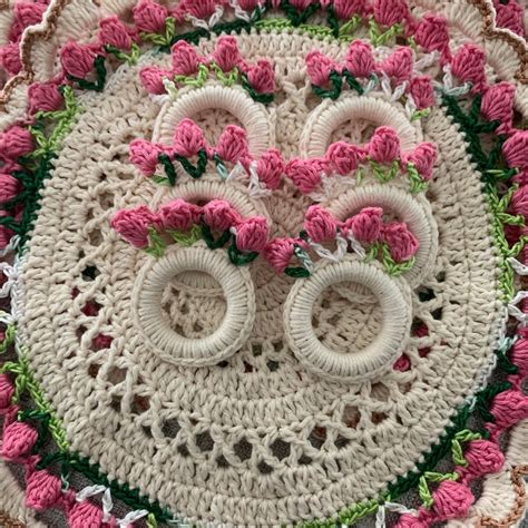 Image result for How to Crochet a Table Mat Using Threads
