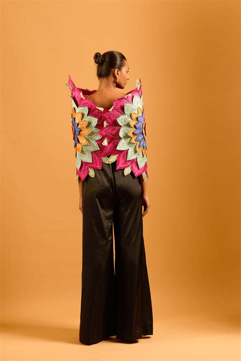 Trifecta black pleated pants