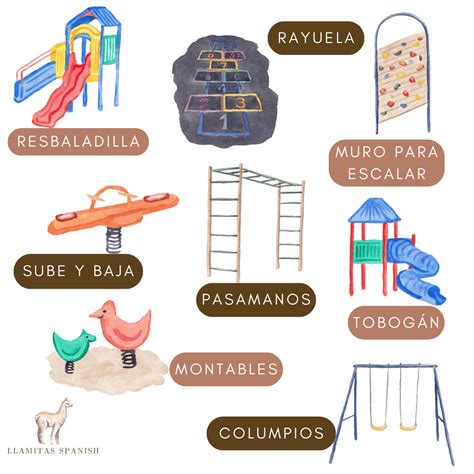 El recreo: Spanish Playground Games - Llamitas Spanish.com