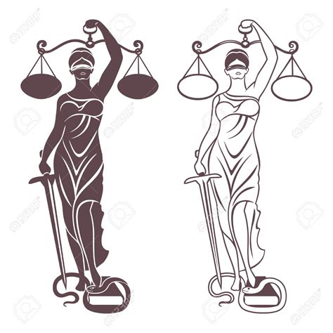 Scales Of Justice Drawing at GetDrawings | Free download