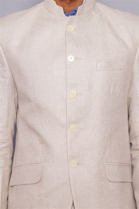 Buy Wintage Men's Pure Linen Cream Suit online