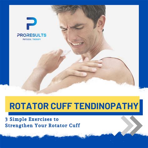 3 Simple Exercises to Strengthen Your Rotator Cuff - ProResults Physical Therapy