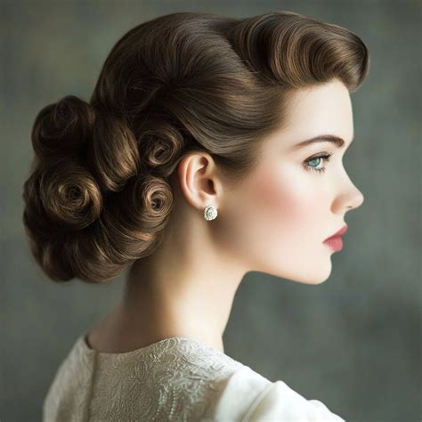 20 Best Elegant Vintage Updos - Hair Guru