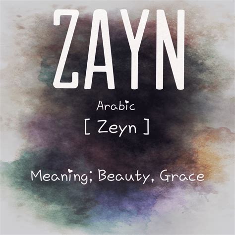Zayn Arabic | Names with Meaning